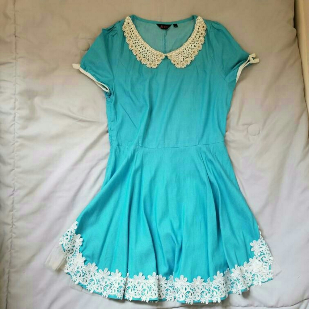 Blue Casual Dress